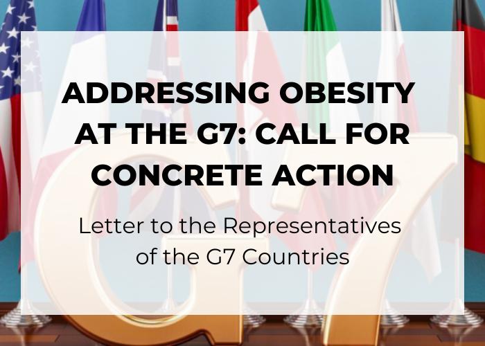Addressing obesity at the G7: Call for concrete action